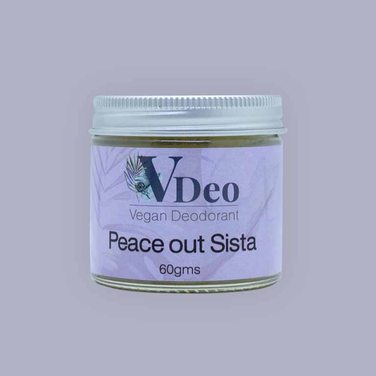VDeo vegan deodorant peace out sister 60gm